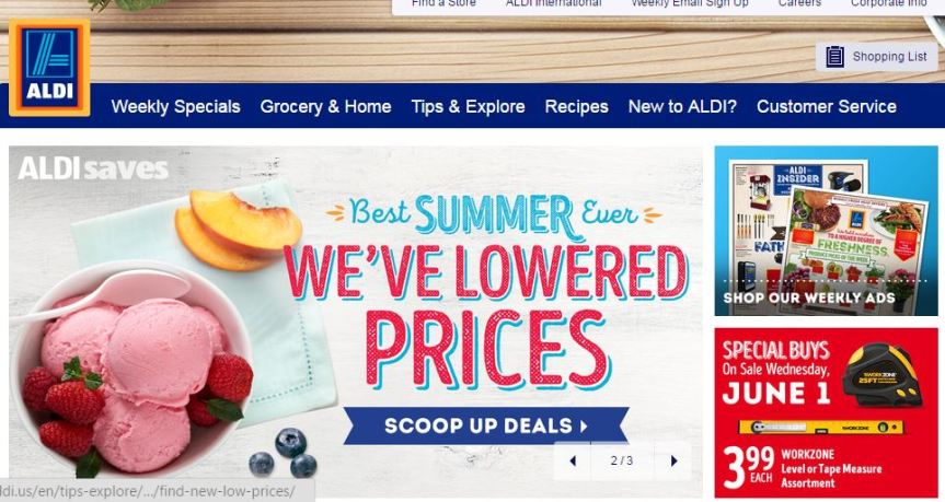 The Frugal Widow Tip #2 Aldi’s&nbsp;Stores…