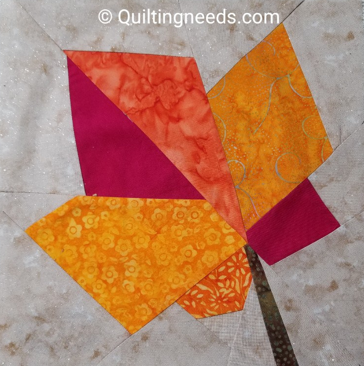 My Leaf Block for the Fall Quilt&nbsp;Along